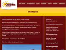 Tablet Screenshot of claudia-fn.de
